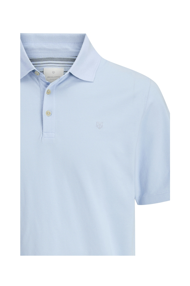 JPRBLUWILLIAM WASH SS POLO SN 12257315 CHAMBRAY BLUE